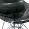 Leisuremod Cresco Plastic Dining Side Chair, Transparent Black CR19TBL - alternate 5