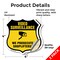 Signmission Video Surveillance Shield Sign We Prosec, 4 inch X 4 inch, Vinyl Decal, 2PK SHI-D-2PACK-4-471 - alternate 3