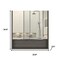 Homeroots 24" Natural Wood Freestanding Bathroom Vanity With White Sink And Medicine Cabinet With Mirror 546368 - alternate 2