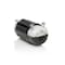 Leviton Straight Blade Plug, 20 A, Black; White 5366E - alternate 6