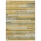 Homeroots 9' X 12' Gold Wheat And Ivory Striped Washable Indoor Outdoor Area Rug 613282 - alternate 5