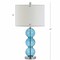 Jonathan Y Bella 27" Glass Triple-Sphere LED Table Lamp, Sky Blue/Chrome, 2PK JYL1070C-SET2 - alternate 7