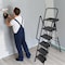 Edendirect 5-Step Steel Lightweight Folding Step Ladder, 500 lb. Load Capacity Type IAA Duty Rating IR-W2717P257603 - alternate 9