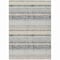 Homeroots 10' X 14' Black And Silver Striped Washable Indoor Outdoor Area Rug 632202 - alternate 3