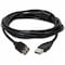 Add-On Addon 3.05M (10.00Ft) Usb 2.0 (A) Male To Female Black Extension Cable USBEXTAA10FB - alternate 3
