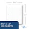Roaring Spring Case of Loose Leaf Law Paper, 100 sht/pk, 8"x10.5", College Ruled Filler Paper w/Margin, 3-hole Punch 83908cs - alternate 8