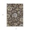Homeroots 10' X 14' Chocolate Sky Blue And Artichoke Green Floral Washable Indoor Outdoor Area Rug 589463 - alternate 3