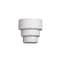 Luxury Lighting Fasciato 10 in Tall Ceramic Outdoor Wall Light, Paintable White Bisque, 2PK (2) 124-00-W-ud-7 - alternate 3