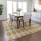 Homeroots 3' X 5' Gold And Light Brown Geometric Washable Indoor Outdoor Area Rug 577037 - alternate 5