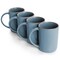 Gibson Elite Dumont 4 Piece 17oz Terracotta Mug Set in Light Blue 135287.04 - alternate 4