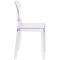 Flash Furniture Ghost Chair with Tear Back in Transparent Crystal, PK4 4-OW-TEARBACK-18-GG - alternate 4