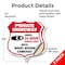 Signmission Private Driveway Shield Sign Under 24 Ho, 12 inch X 12 inch, Vinyl Decal, 2PK SHI-D-2PACK-12-437 - alternate 3