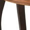 Homeroots 25" Brown Wood Oval Coffee Table With Drawer And Shelf 389902 - alternate 5