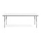 Flash Furniture Wren 72 in x 30 in Adjustable Height Activity Table, Thermal Laminate Top, Short Legs, White XU-A3072-REC-WHT-T-P-GG - alternate 4