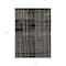 Homeroots 10' X 14' Black Ivory And Brown Striped Washable Indoor Outdoor Area Rug 597378 - alternate 5