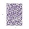 Homeroots 10' X 14' Purple and White Abstract Washable Non Skid Indoor Outdoor Area Rug 559315 - alternate 5