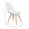 Leisuremod Dover Plastic Dining Chair with Beech Wood Eiffel Legs, 2PK EP19WG2 - alternate 3