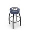 Holland Bar Stool Co 30" 4" Butler Cushion Seat, Blk Wrinkle Base Swivel Bar Stool L8B130Butler - alternate 1