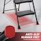 Wrightmaster 4.2 ft. Metal Folding Step Ladder, 9 ft. Reach, with Tool Holder, 800 lbs. Load Capacity ZOR-WK29-4-DF - alternate 8