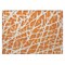 Homeroots 2' X 3' Orange and White Abstract Washable Non Skid Indoor Outdoor Area Rug 559280 - alternate 5