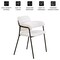 Leisuremod Axis Collection Modern Dining Chair in White, 2PK AC22W2 - alternate 6
