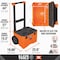 Klein Tools MODbox Rolling Tool Box, Impact-Resistant Polymers, Orange, 23 in W x 20 in D x 44 in H 54802MB - alternate 7