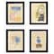 Homeroots Set Of Four Lepal I White Framed Print Wall Art, 4PK 526952 - alternate 1