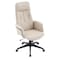 Leisuremod Infini High Back PU Leather Swivel Desk Chair, Padded Armrests, Iron Base IO47TNL - alternate 7
