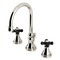 Kingston Brass Widespread Bathroom Faucet with Brass Pop-Up, Polished Nickel KS2986PKX - alternate 1
