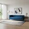 Homeroots 85" Navy Blue Velvet Wood Sofa 543933 - alternate 3