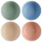 Spice By Tia Mowry 4 Piece 6 Inch Stoneware Cereal Bowl Set in Matte Assorted Colors 142382.01 - alternate 2