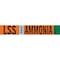 Brady LSS VAP AMMONIA LOW Pipe Marker, 2.25in H x 14in W, Fits Pipes 2.5in Dia. Thru 7.875in Dia. 145843 - alternate 1