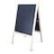 Crestline Products Marquee Easel (natural hardwood)  Two Black Chalkboards 31222 - alternate 1