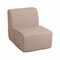 Deko Living Brown Compressed Foam Armless Sectional Sofa Chair CIF50117ACH - alternate 6
