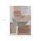 Homeroots 10' X 14' Rust And Gray Abstract Washable Indoor Outdoor Area Rug 632178 - alternate 3