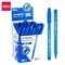 Deli EveryU Capped Ballpoint 0.7mm, Blue Ink, Triangular Grip, 50PK EQ9-BL - alternate 1