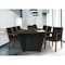 Regency Regent WallGuard Guest & Reception Waiting Room Wood Side Chair - Neo Walnut / Black Vinyl 9875NWBK - alternate 8