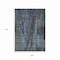 Homeroots 9' X 12' Blue And Gray Abstract Washable Indoor Outdoor Area Rug 616140 - alternate 6