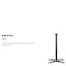 Flash Furniture Restaurant Table X-Base with 3" Dia. Bar, 30 in W, 30 in L, 40.5 in H, Cast Iron, Iron, Black XU-T3030-BAR-GG - alternate 4