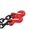 Mytee Products 5/16 inx20 ft G80 Transport Binder Chain Grab Hooks 4000 # WLL Tow Safety Chain, 4PK CH51620-G80x4 - alternate 5