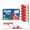 Expo Low-Odor Dry-Erase Marker, Broad Chisel Tip, Red, 12PK 80002A - alternate 1