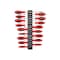 Tekton 17pc Phillips and Slotted Screwdriver Set with Modular Organizers-4, 8in Shanks (#0 - #3, 3 - 8 mm) DWZ90123 - alternate 1