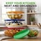 Nutrichef 4‑Piece Glass Mixing Bowls with Lids NCGL4MXG - alternate 3