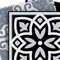 Homeroots 5" X 5" Black White and Gray Mosaic Peel and Stick Tiles 399871 - alternate 4