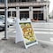 Signmission We Buy Gold Vertical, A-Frame & 2 Decals Installed, Heavy-Duty Plastic Frame SBHD-D-2436-We Buy Gold 1 Vertical - alternate 2