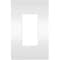 Zoro Select Rocker Wall Plate, Number of Gangs: 3 Plastic, Smooth Finish, White RWP26W - alternate 1
