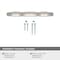 Amerock London 3-3/4 in 96 mm Center-to-Center Satin Nickel/Polished Chrome Cabinet Pull BP36648G1026 - alternate 3