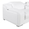 Homeroots 89in White and Silver Italian Leather Power Reclining Loveseat With Storage 633754 - alternate 9