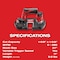 Milwaukee Tool Portable Band Saw Kit, 12V DC, 27 in Blade Length 2429-21XC, 48-11-2460 - alternate 6