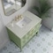James Martin Vanities Emmeline 36'' Single Vanity, Pistachio w/ 3 CM Victorian Silver Top D100-V36-PST-3VSL - alternate 6
